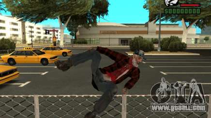 Skin the bum jacket for GTA San Andreas