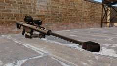 The Barrett M82 sniper rifle 50 Cal