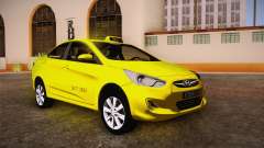 Hyundai Accent Taxi 2013 for GTA San Andreas