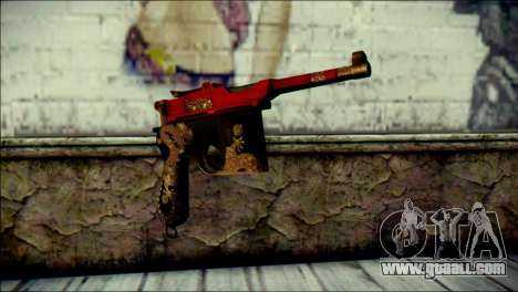 Mauser M1896 Royal Dragon CF for GTA San Andreas