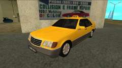 Mercedes-Benz W140 500SE Taxi 1992 for GTA San Andreas