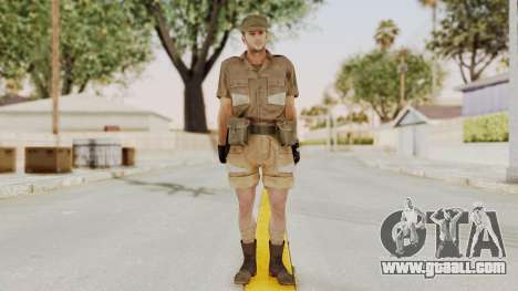 MGSV Phantom Pain CFA Soldier v2 for GTA San Andreas