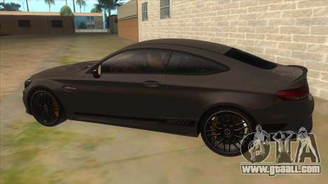 Mercedes-Benz C63S AMG Coupe 2017 for GTA San Andreas