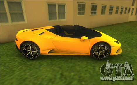 Lamborghini Huracan EVO Spyder for GTA Vice City