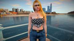 GTA Online Skin Ramdon Female Outher 5 Fashion C for GTA San Andreas