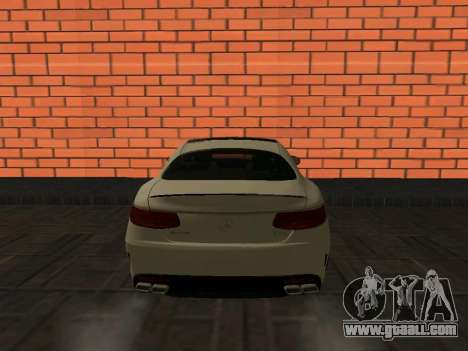 Mercedes-Benz S63 AMG (W222) coupe Final V2 for GTA San Andreas
