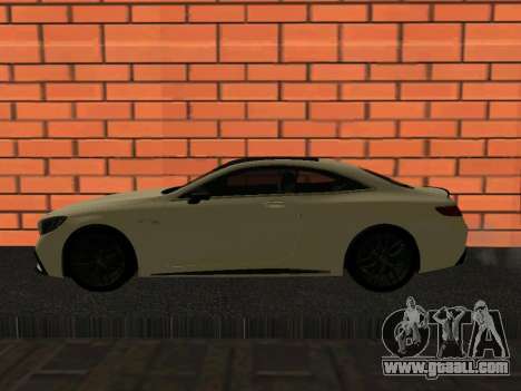 Mercedes-Benz S63 AMG (W222) coupe Final V2 for GTA San Andreas