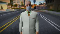 Wmosci in a protective mask for GTA San Andreas