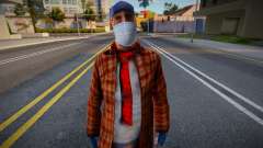 Swmotr4 in a protective mask for GTA San Andreas