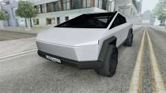 Tesla Cybertruck 2019 Silver for GTA San Andreas