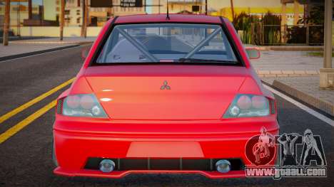 Mitsubishi Lancer Evolution Red for GTA San Andreas