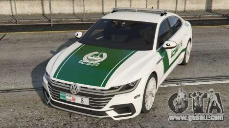 Volkswagen Arteon Dubai Police 2018