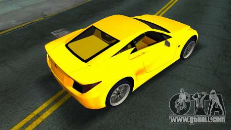 Lexus LF-A Concept Custom for GTA Vice City