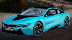 BMW i8 PL Plate for GTA San Andreas