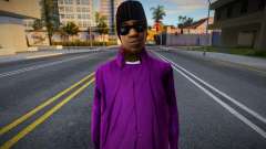 Ballas3 Upscaled Ped for GTA San Andreas