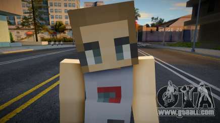 Gungrl3 Minecraft Ped for GTA San Andreas