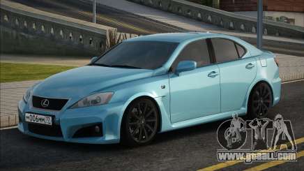 Lexus IS-F Blue for GTA San Andreas