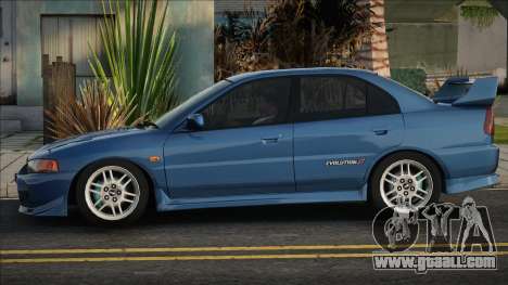 Mitsubishi Lancer Evolution IV Blue for GTA San Andreas