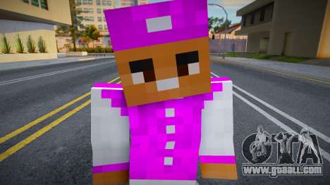 Minecraft Ped Ballas3 for GTA San Andreas
