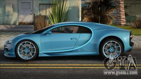 Bugatti Chiron [Blue] for GTA San Andreas