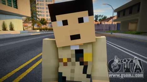 Minecraft Ped Lvpd1 for GTA San Andreas