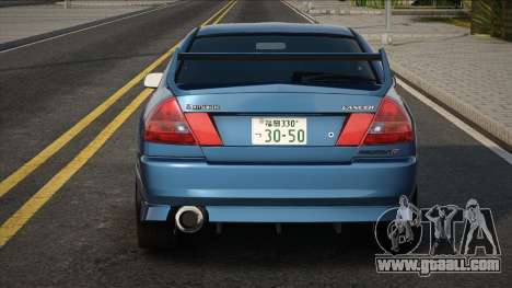 Mitsubishi Lancer Evolution IV Blue for GTA San Andreas
