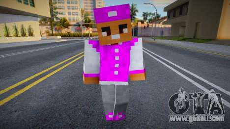 Minecraft Ped Ballas3 for GTA San Andreas