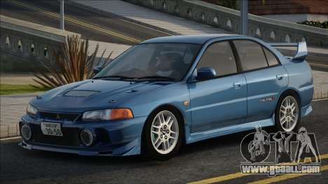 Mitsubishi Lancer Evolution IV Blue for GTA San Andreas