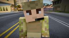 Minecraft Ped Army for GTA San Andreas