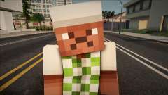 Minecraft Ped Wmygol1 for GTA San Andreas
